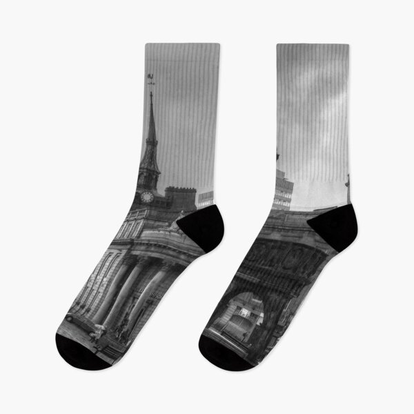 Item preview, The Castlegate in the driving rain - B&W designed and sold by tomg.