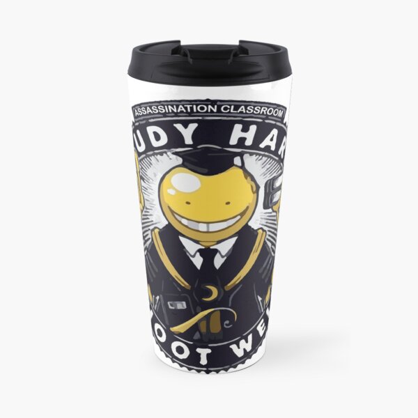 Assassination classroom Koro Sensei Study hard shoot well Travel Mug