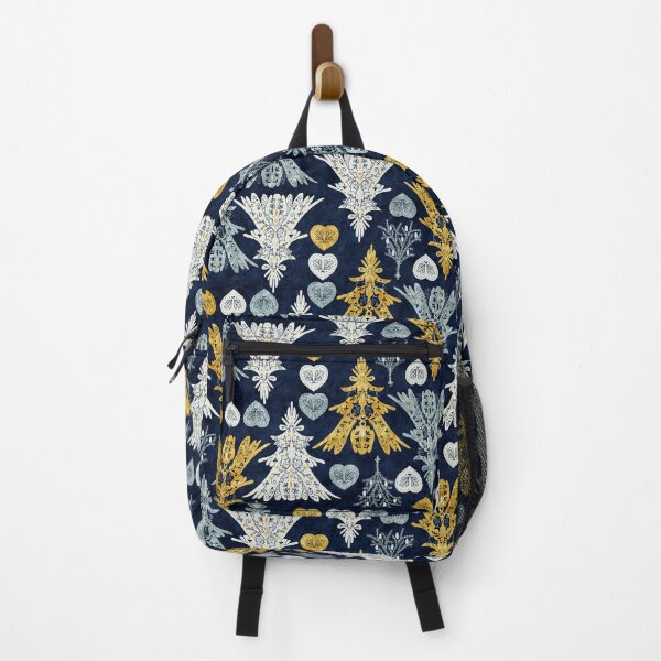 Item preview, Christmas trees in blue and gold designed and sold by Gaia Marfurt.