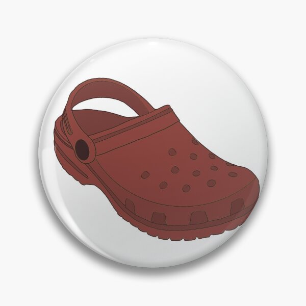 Item preview, Dusty Red Croc Shoes designed and sold by DigitalartbyD.