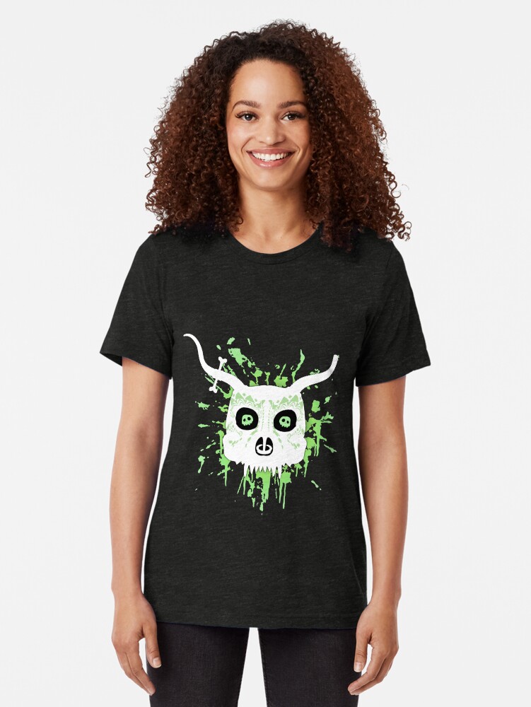Alternate view of Ankou - series 2 green Tri-blend T-Shirt