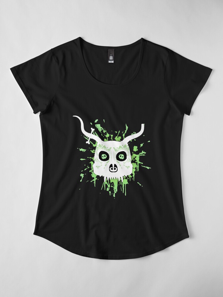 Alternate view of Ankou - series 2 green Premium Scoop T-Shirt