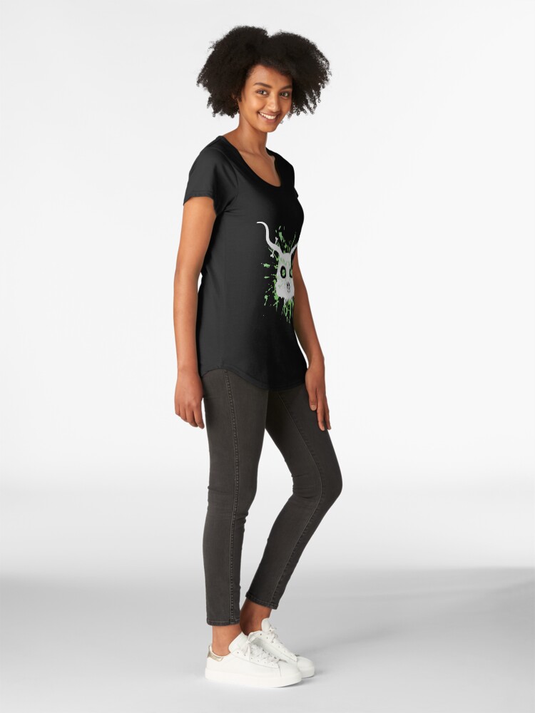 Alternate view of Ankou - series 2 green Premium Scoop T-Shirt