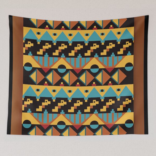 Item preview, Retro Geometrics Nubian Style designed and sold by Nobiya.