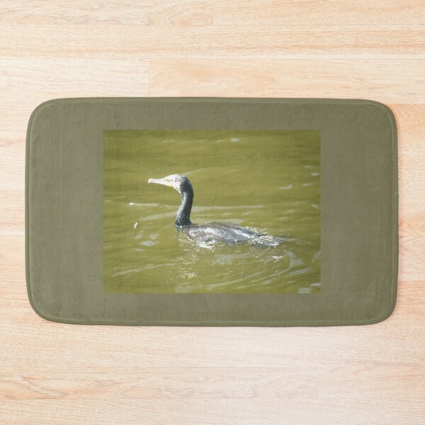 Item preview, Cormorant Swimming on a Sunny Day Photograph designed and sold by naturegallery.