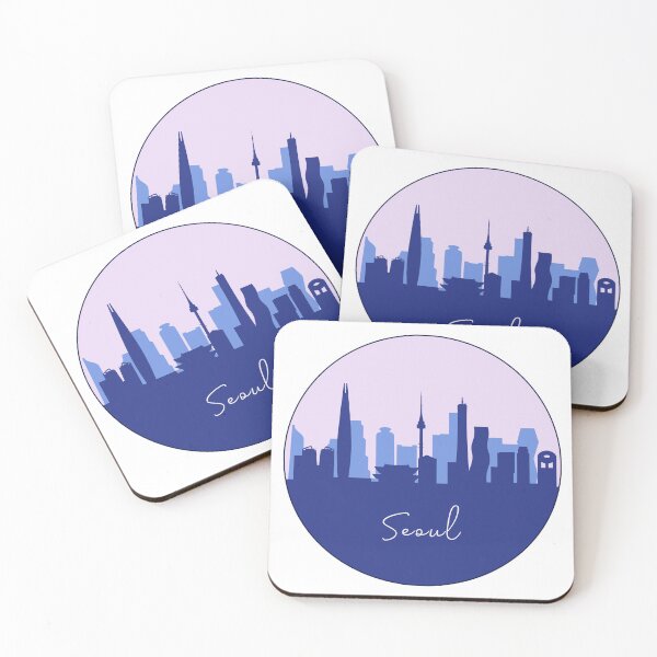 Artikelvorschau, Skyline von Seoul entworfen und verkauft von The Little Boutique.