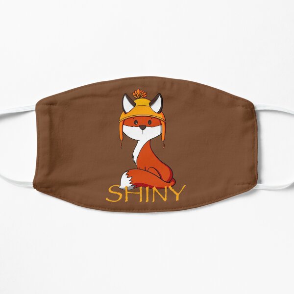Shiny Fox Flat Mask