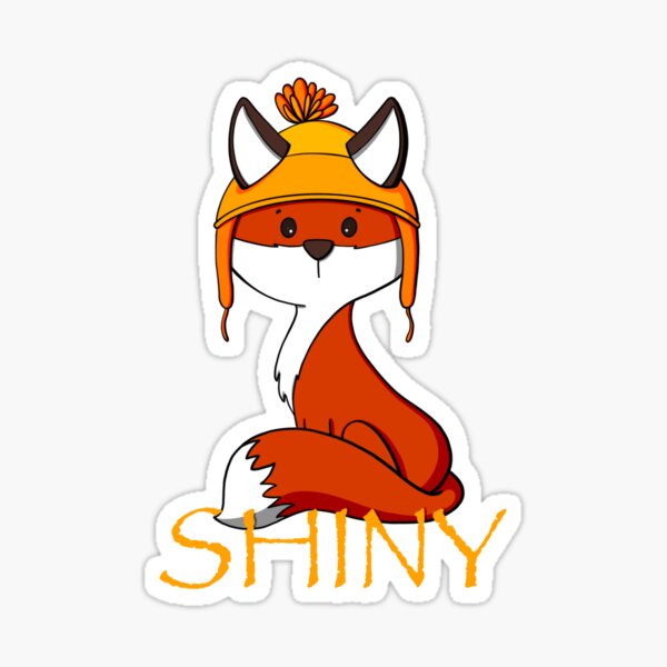 Shiny Fox Sticker