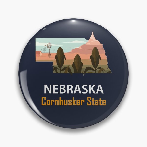 Item preview, Nebraska - The Cornhusker State - Bumper Sticker designed and sold by d1mology.