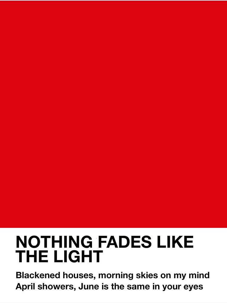 "Orville Peck Nothing Fades Like The Light Pantone Lyrics" Sticker for