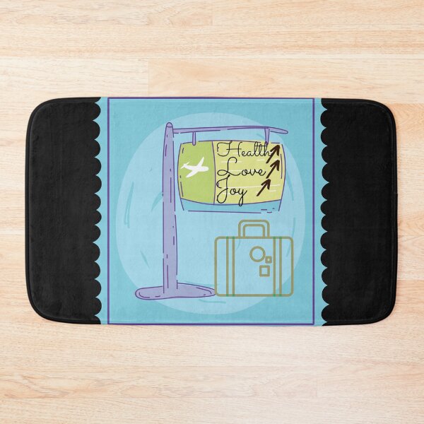 Item preview, Airport sign - Destinations: Health, Love, Joy designed and sold by garhoud.