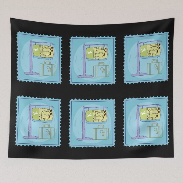Item preview, Airport sign - Destinations: Health, Love, Joy designed and sold by garhoud.