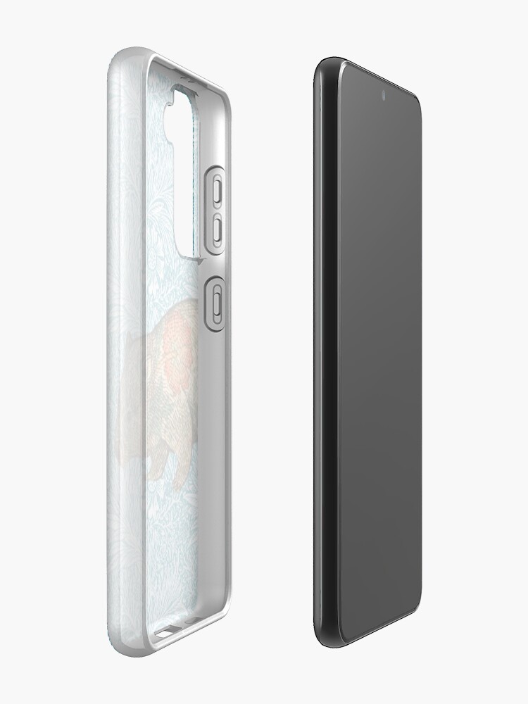 Alternate view of Rossetti's Wombat in Blue Marigold Case & Skin for Samsung Galaxy