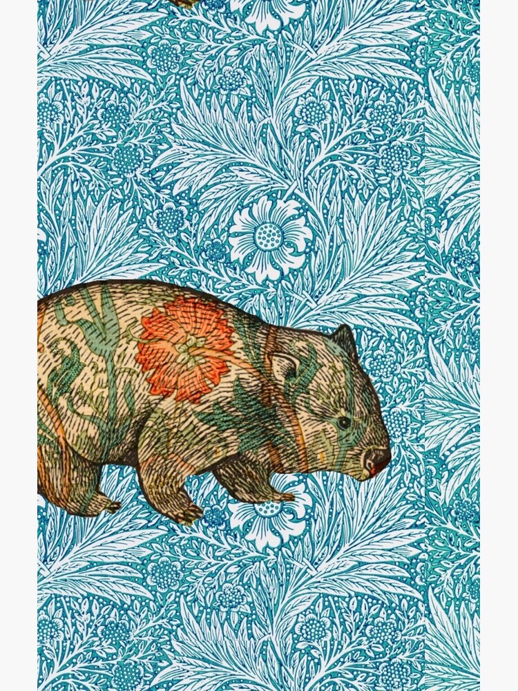 Rossetti's Wombat in Blue Marigold by MeganSteer