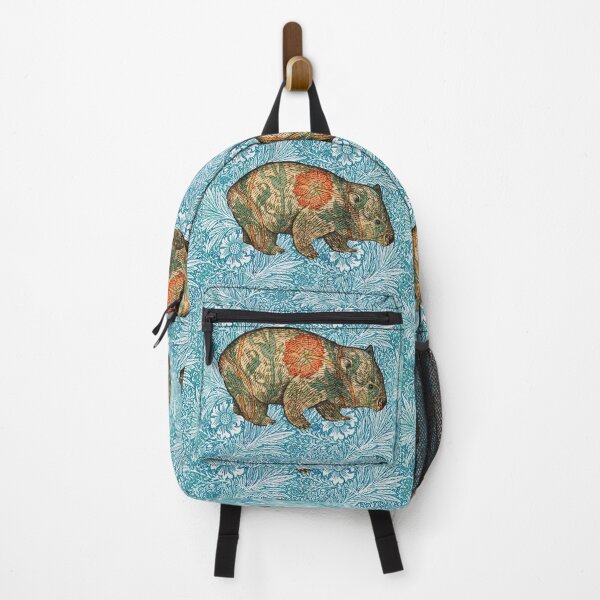Item preview, Rossetti's Wombat in Blue Marigold designed and sold by MeganSteer.