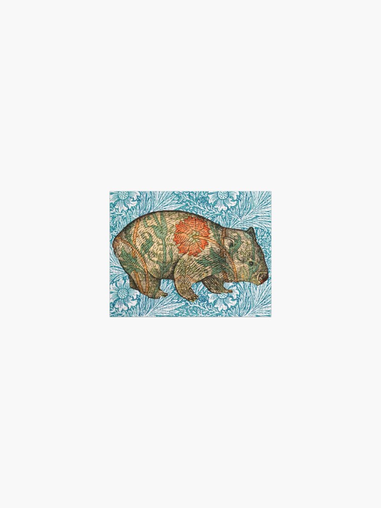 Puzzle «Wombat de Rossetti en caléndula azul» de MeganSteer | Redbubble