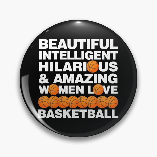 Item preview, Beautiful, Intelligent and Amazing Women Love Basketball designed and sold by elhefe.