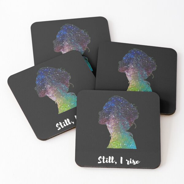 Item preview, Still I rise cosmic girl silhouette designed and sold by StarlightTales.