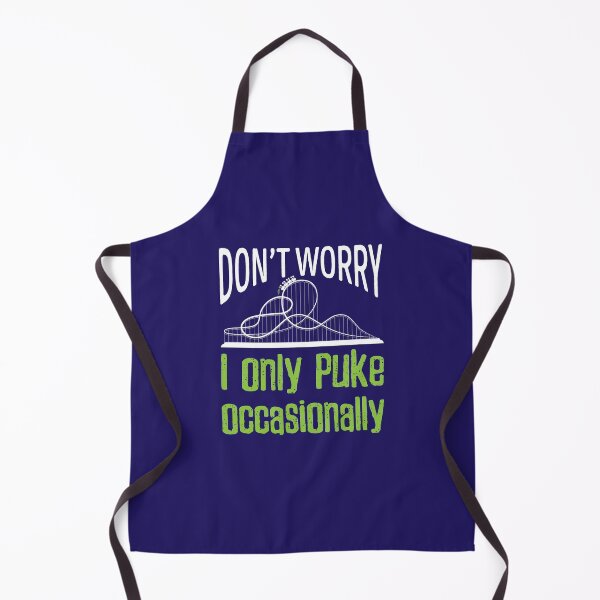 Item preview, Roller Coaster Funny Don't Worry I Only Puke Occasionally designed and sold by jaygo.