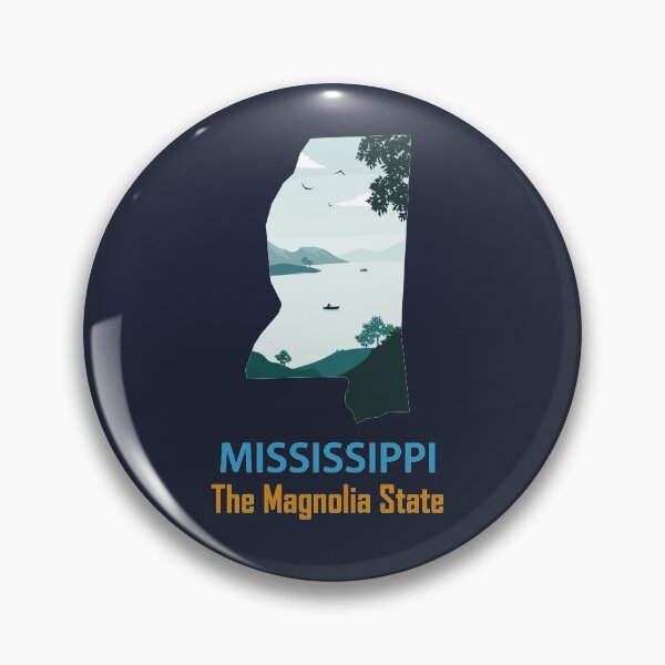 Item preview, Mississippi - The Magnolia State - Bumper Sticker designed and sold by d1mology.