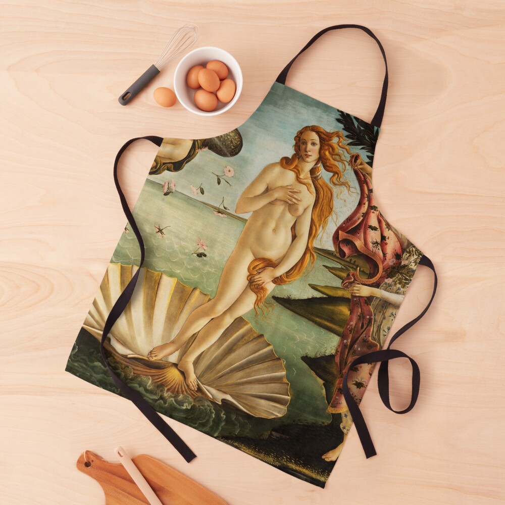 The Birth of Venus by Botticelli Apron