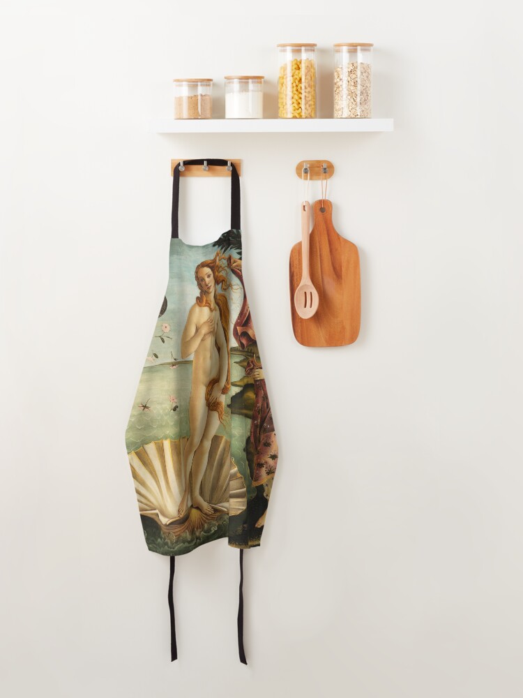 Alternate view of The Birth of Venus by Botticelli Apron