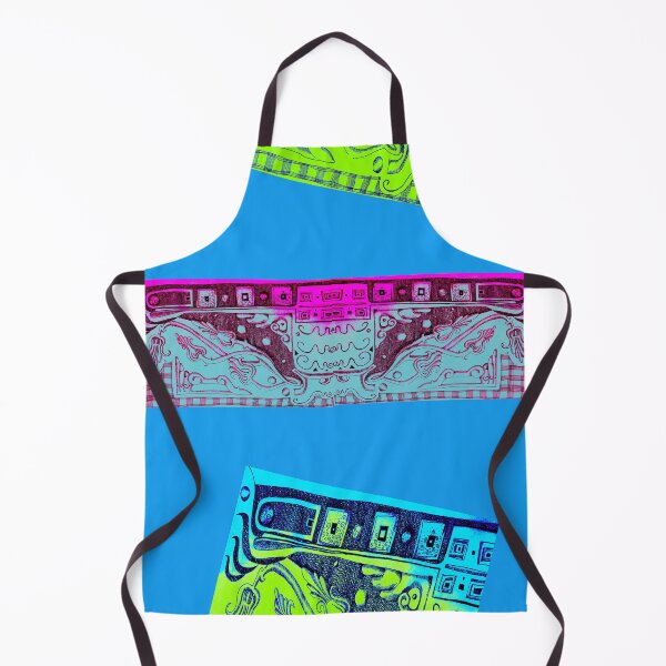Artikelvorschau, Das Kringeln ist in Blau mit Pink und Grün funky geworden entworfen und verkauft von Nickdavisinghe.