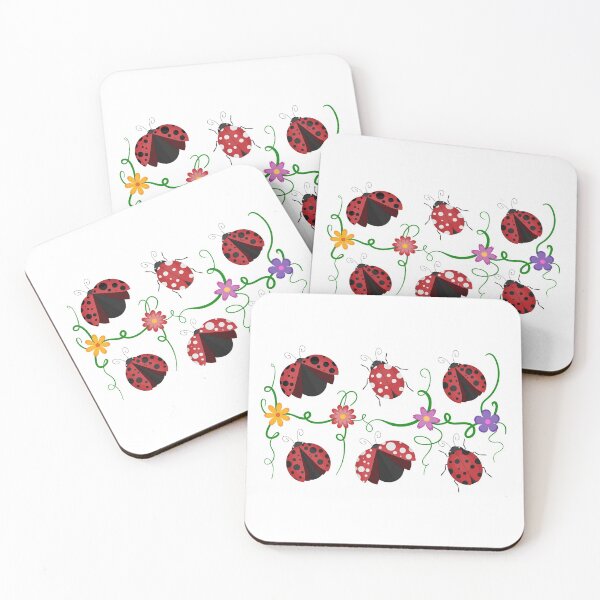 Item preview, Ladybirds pattern designed and sold by psychoshadow.