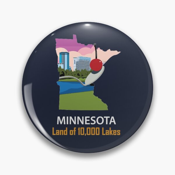 Item preview, Minnesota - The Land of 10 000 Lakes - Bumper Sticker designed and sold by d1mology.