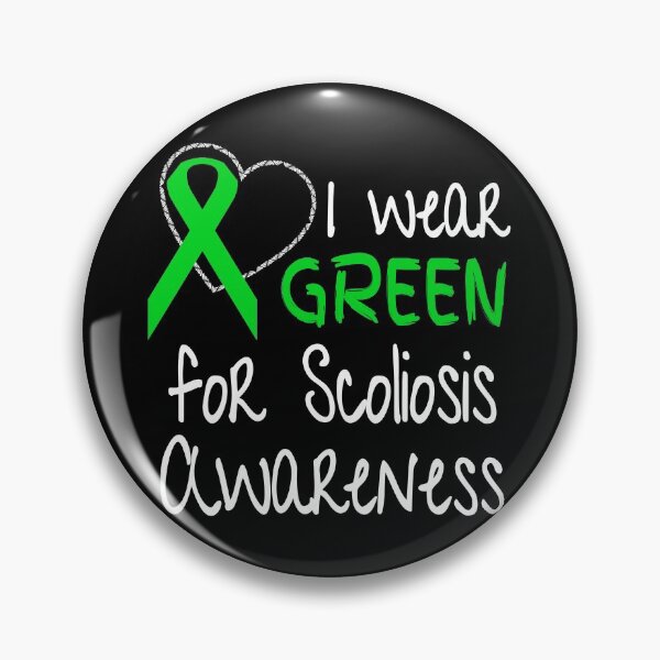 Item preview, I Wear Green For Scoliosis Awareness Ribbon Novelty design designed and sold by nikkidawn74.