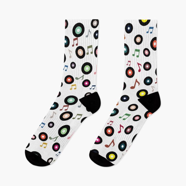 Item preview, 50's Vinyl and Note Pattern designed and sold by SoullesCarbon41.