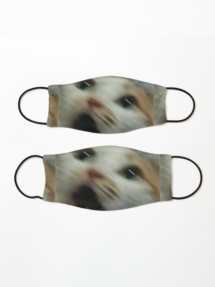 Scared cat meme Mask for Sale by Mariascientist