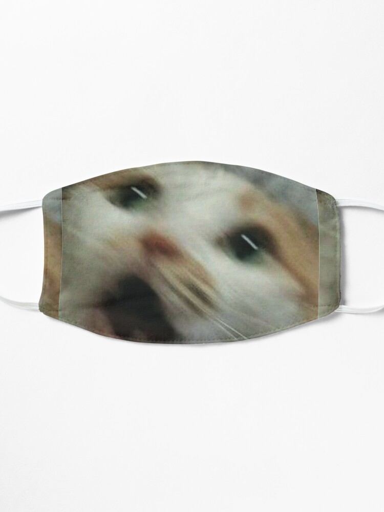 Scared cat meme Mask for Sale by Mariascientist