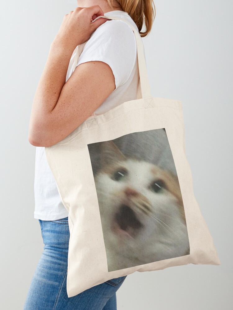 Scared cat meme Mask for Sale by Mariascientist