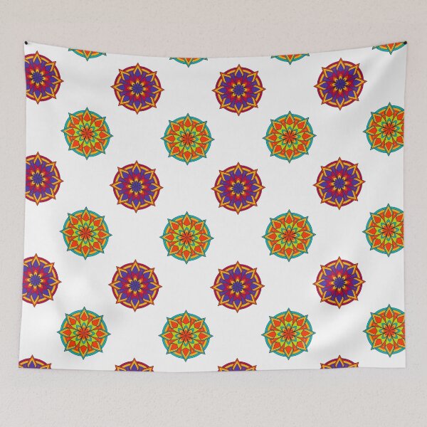 Item preview, Colourful Mandala Pattern designed and sold by dfranc.