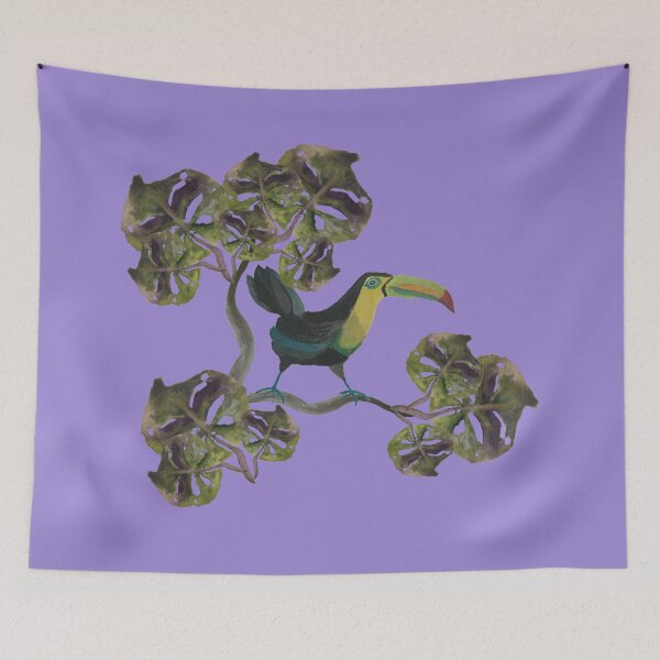 Item preview, Toucan on purple designed and sold by BeataKarlik.