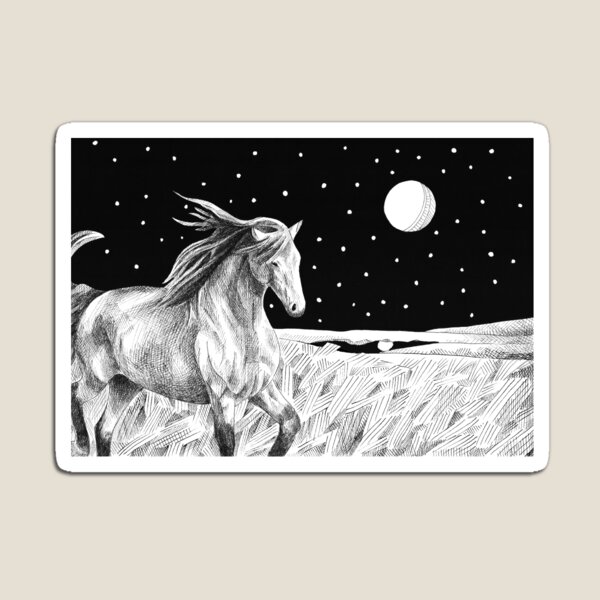 Star Horse Magnet