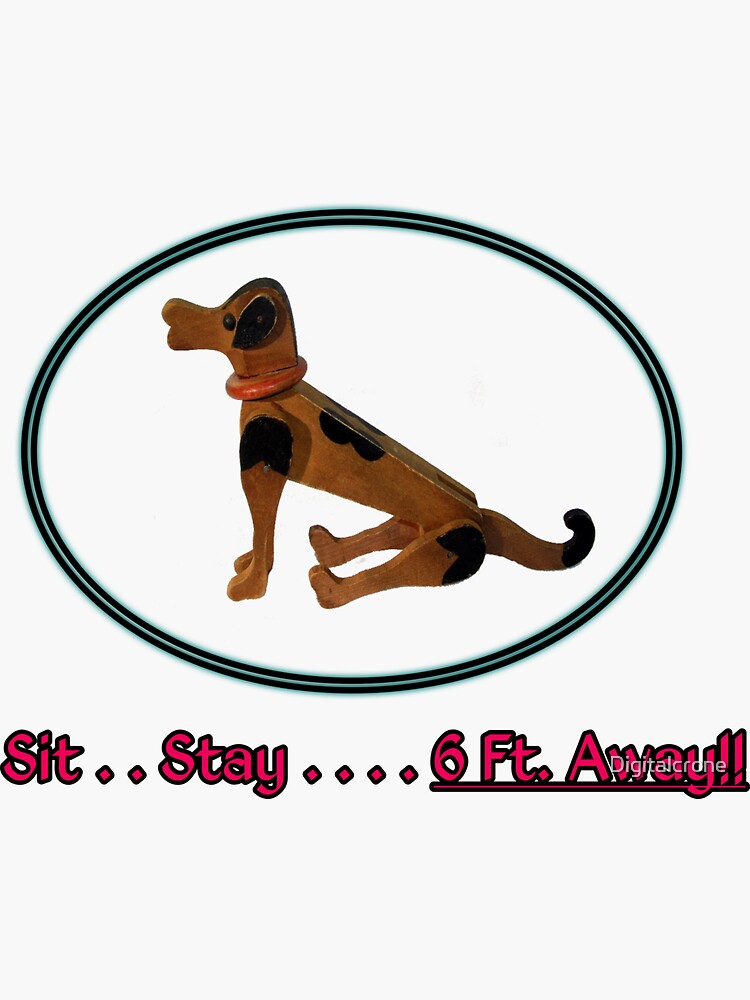 "Good Dog" Sticker for Sale by Digitalcrone Redbubble