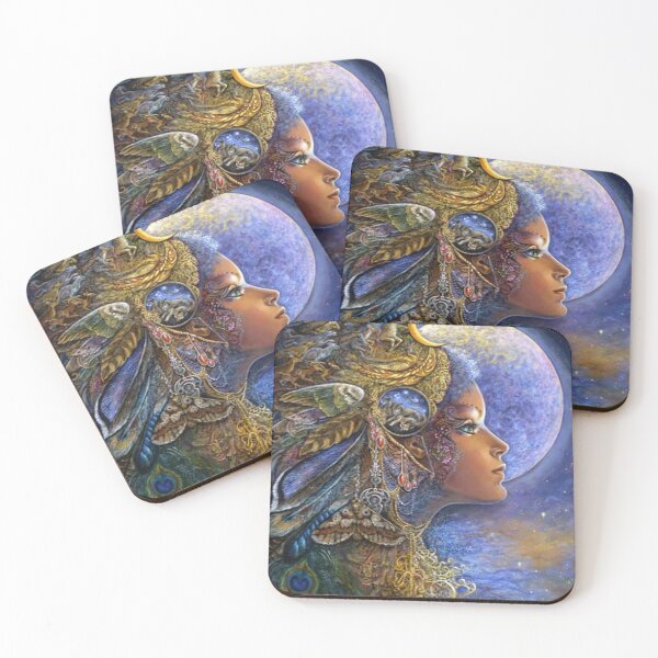 Item preview,  enlightenment, moon girl, moon, Moonlight night, art designed and sold by Viktoriia Trubiichuk.