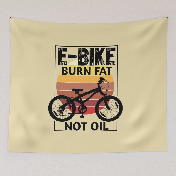 Item preview, E-bike burn fat not oil designed and sold by TopDesignArt.
