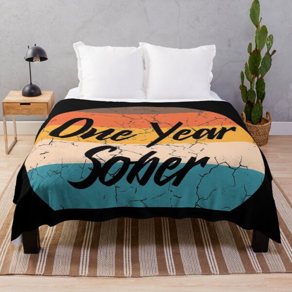 Item preview, One Year Sober - Vintage Sunset designed and sold by RobomShop.