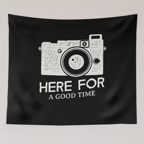 Item preview, Vintage Camera / Here For a Good Time designed and sold by RedBoyShop.