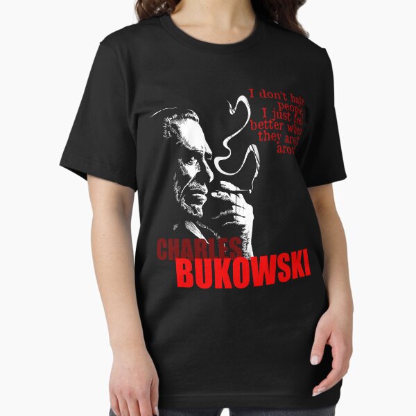 Item preview, Poet & Author Charles Bukowski Tee designed and sold by OutlawOutfitter.