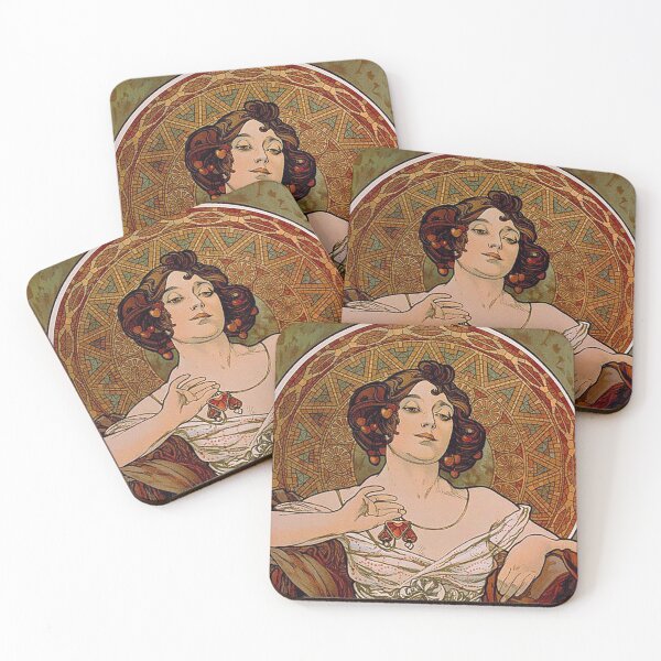 Item preview, Ruby - Alphonse Mucha - 1899 designed and sold by CJET.