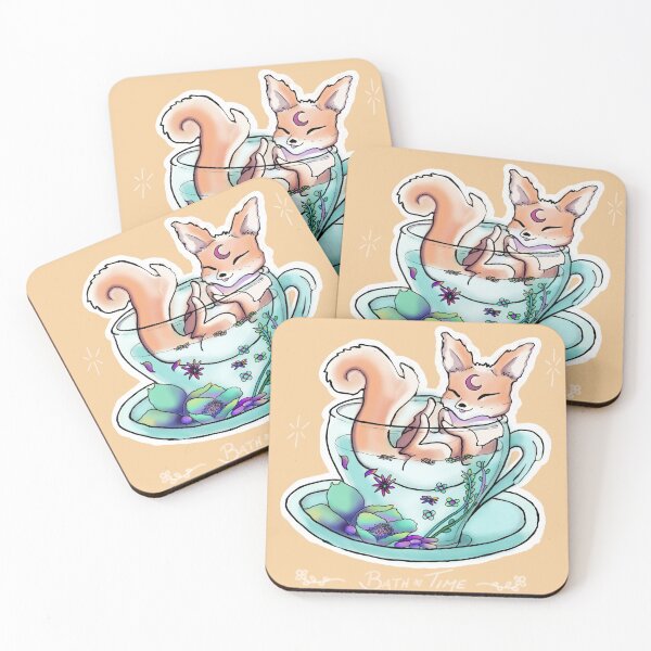 Item preview, Bath time Fox Prints and Accessories designed and sold by SkyfireArts.