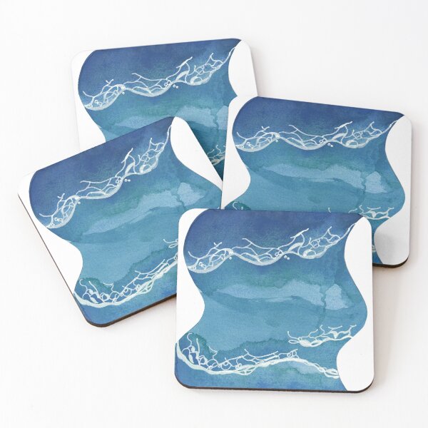 Item preview, Calm Ocean Waves | Watercolor Painting designed and sold by SageMageeArt.