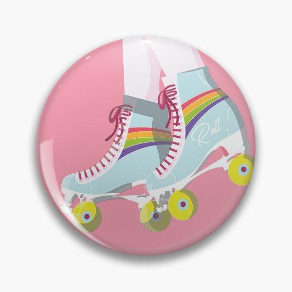 Item preview, Pink roller skates girl fashion 80s designed and sold by Arctic frame studio.