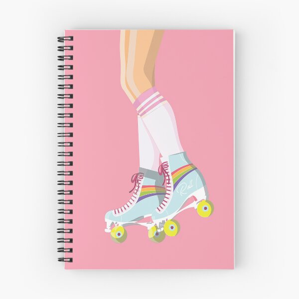 Item preview, Pink roller skates girl fashion 80s designed and sold by Arctic frame studio.
