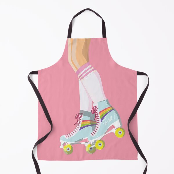 Item preview, Pink roller skates girl fashion 80s designed and sold by Arctic frame studio.