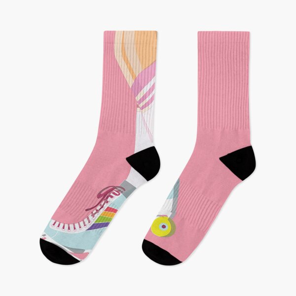 Item preview, Pink roller skates girl fashion 80s designed and sold by Arctic frame studio.
